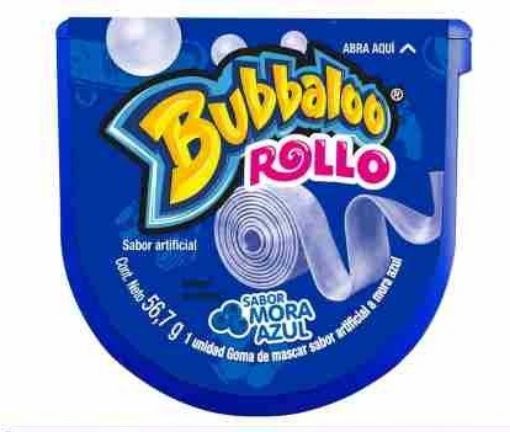 Imagen de GOMA DE MASCAR BUBBALOO MORA AZUL 56.70 G
