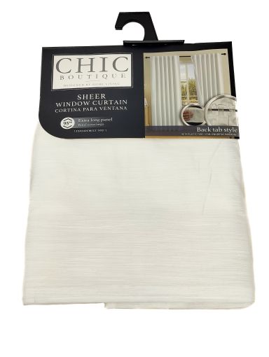 Imagen de CORTINA HOME LIVING BLANCA PARA VENTANA 135X240 CM #715-1443732 1.00 UND