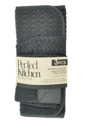 Imagen de SET DE TOALLAS DE COCINA HOME LIVING #7450014387476 1 UND