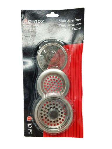Imagen de SET DE COLADORES ACENOX PARA FREGADERO #100-7358 3 UND