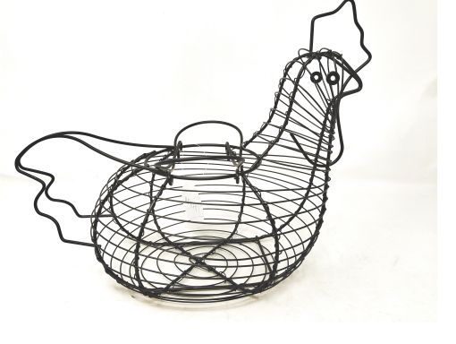 Imagen de CANASTA LIFE ART DE METAL PARA HUEVOS 32X19X26 CM ##739-04064 1.00 UND