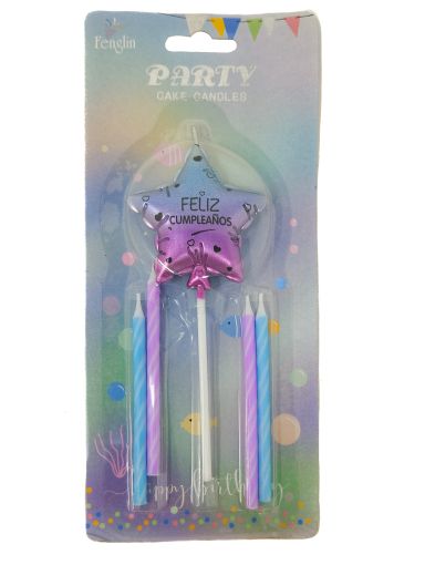 Imagen de VELAS PARA CUMPLEAÑOS IMP #40426 1 UND