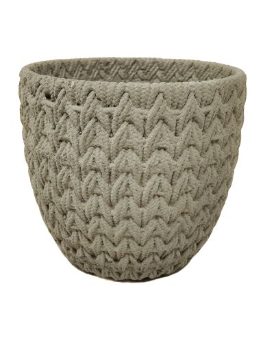 Imagen de MACETERO DECORE DE CEMENTO MEDIANO #N24-03865 1 UND