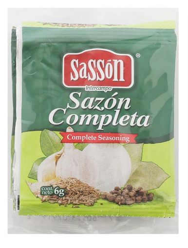 Imagen de SAZONADOR SASSON SAZON COMPLETA 6 UND 36 G