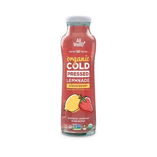 Imagen de JUGO ALL WELLO ORGANICO DE FRESA LIMONADA 330 ML