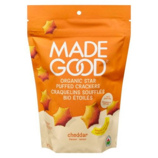 Imagen de GALLETAS MADE GOOD ORGÁNICAS CHEDDAR SIN GLUTÉN 121.00 G