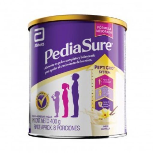 Imagen de COMPLEMENTO ALIMENTICIO PEDIASURE PEPTIGRO VAINILLA 400.00 G