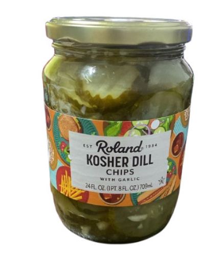 Imagen de PEPINILLOS ROLAND EN RODAJAS CON AJO ENCURTIDO 709.00 ML