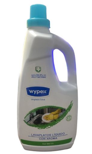 Imagen de LAVAPLATOS LIQUIDO WYPEX CON AROMA  1500.00 ML