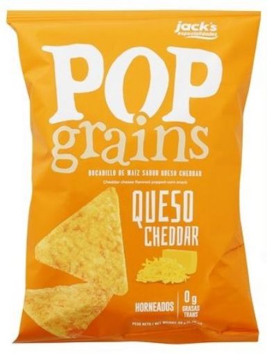 Imagen de BOCADILLO DE MAÍZ JACK'S POP GRAINS QUESO CHEDDAR 50.00 G