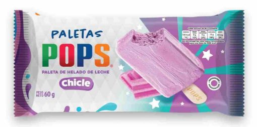 Imagen de PALETA DE HELADO POPS CHICLE 60.00 G