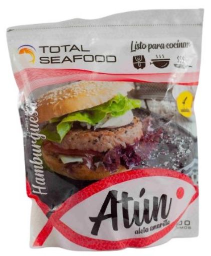 Imagen de TORTAS DE ATÚN  TOTAL SEAFOOD PARA HAMBURGUESA 500.00 G