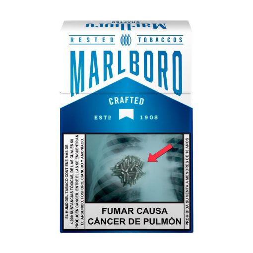Imagen de CIGARRILLO MARLBORO CRAFTED AZUL LARGO 20.00 UND