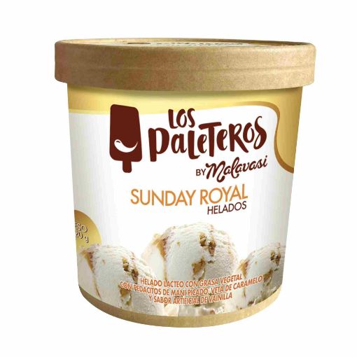 Imagen de HELADO LOS PALETEROS SUNDAY ROYAL 420.00 G