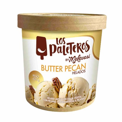 Imagen de HELADO LOS PALETEROS BUTTER PECAN 420.00 G