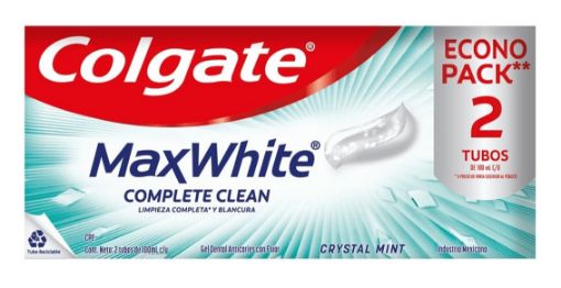 Imagen de OFERTA COLGATE CREMA DENTAL MAX WHITE 2 UND 100 ML 