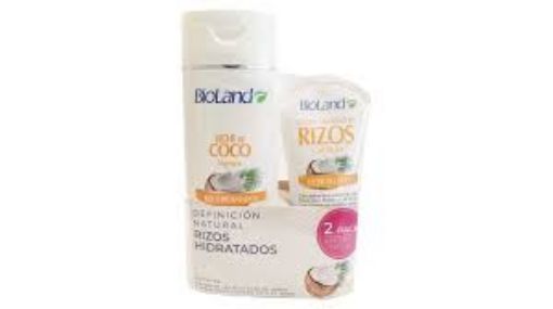 Imagen de OFERTA BIOLAND -SHAMPOO LECHE DE COCO 400 ML+CREMA MODELADORA LECHE DE COCO 200 ML 