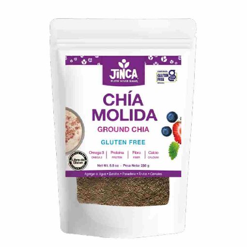Imagen de CHIA MOLIDA JINCA FOODS 250 G