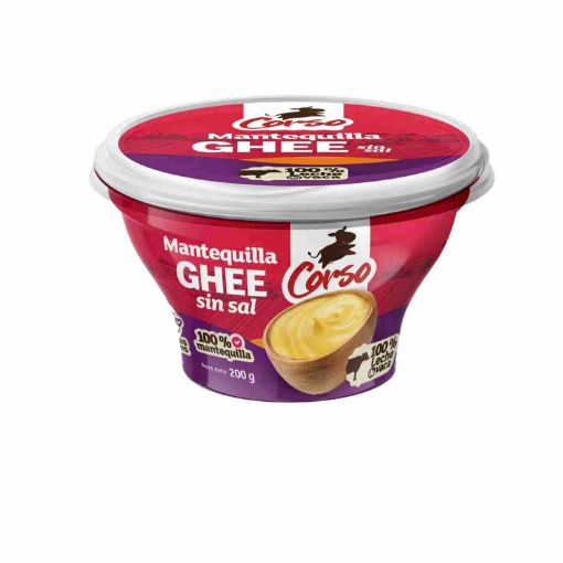 Imagen de MANTEQUILLA CORSO CLARIFICADA SIN SAL 200.00 G