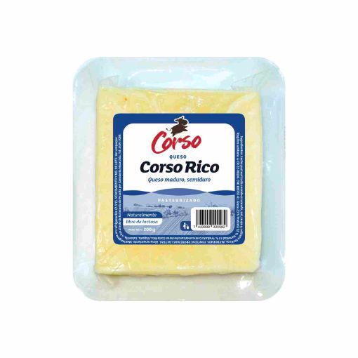 Imagen de QUESO CORSO MADURO SEMIDURO 200.00 G