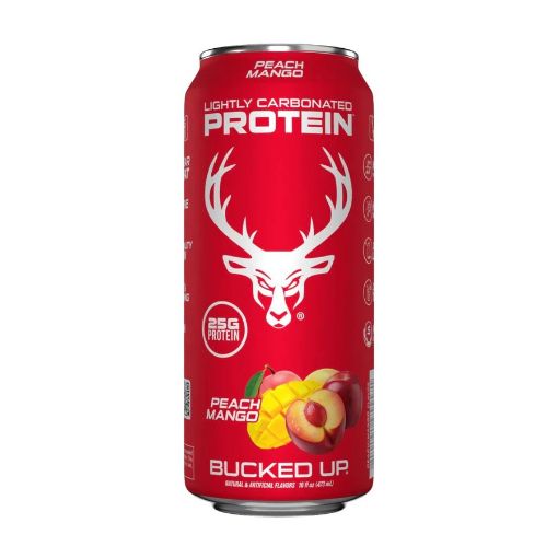 Imagen de BEBIDA PROTEIN LIGERAMENTE GASIFICADA CON PROTEINA SABOR PEACH MANGO 473.00 ML