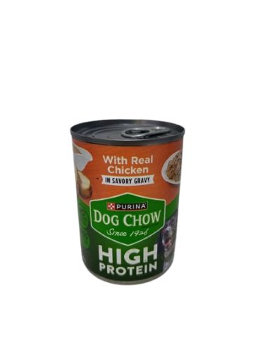 Imagen de ALIMENTO HÚMEDO DOG CHOW POLLO & PROTEINA PARA PERRO ADULTO 368.00 G