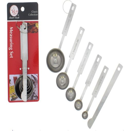 Imagen de CUCHARAS PARA MEDIR SMART COOK  6 UND UND