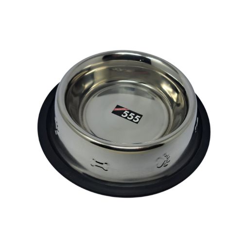 Imagen de PLATO PARA MASCOTA 555 PEQUEÑO ACERO INOXIDABLE STL-608DB-16 1 UND