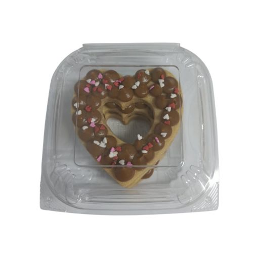 Imagen de QUEQUE DE GALLETA GLUNOS RELLENO DE DULCE DE LECHE SAN VALENTÍN 190 G