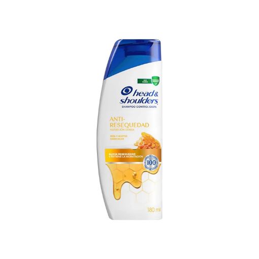 Imagen de SHAMPOO HEAD & SHOULDERS ANTIRESEQUEDAD MIEL 180.00 ML