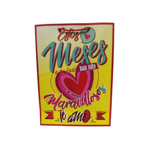 Imagen de BOLSA DE REGALO PARECA SAN VALENTIN EXTRA GRANDE 1.00 UND