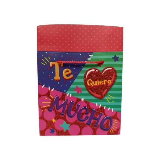 Imagen de BOLSA DE REGALO PARECA SAN VALENTIN CAJITA MEDIANA 1.00 UND