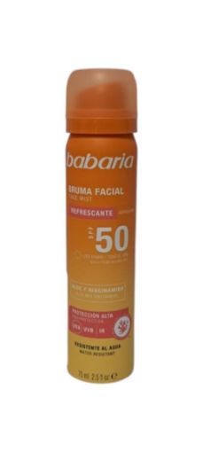 Imagen de BRUMA FACIAL BABARIA REFRESCANTE SPF 50 150.00 ML