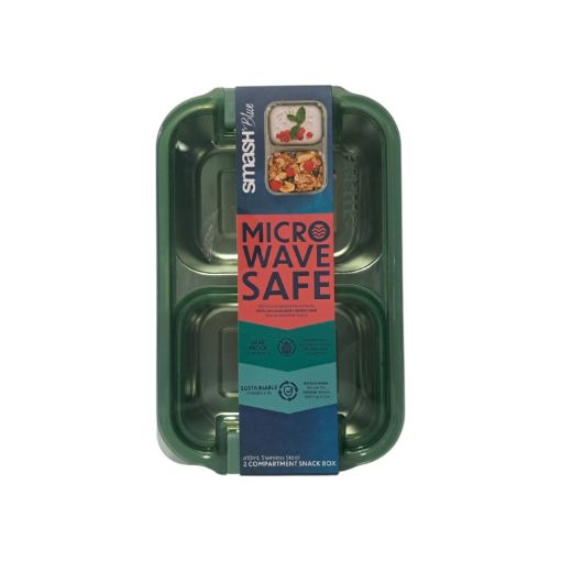 Imagen de RECIPIENTE CON DIVISION SMASH ACERO INOXIDABLE 400 ML