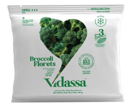 Imagen de FLORETE DE BROCOLI  VIDASSA CONGELADO 1360 G