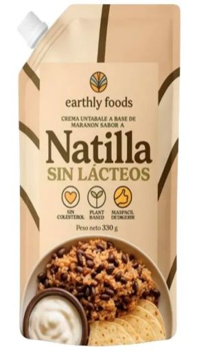 Imagen de SUSTITUTO DE NATILLA EARTHLY FOODS A BASE DE MARAÑON 330.00 G
