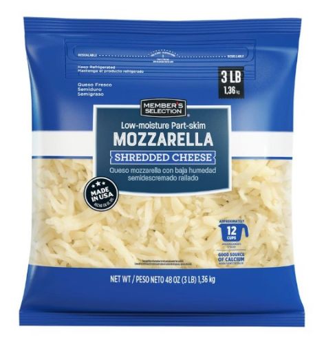 Imagen de QUESO MOZZARELLA MEMBER'S SELECTION RALLADO 680 G