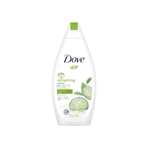 Imagen de GEL DE DUCHA DOVE RESFRESCANTE AROMA PEPINO Y TÉ VERDE 500.00 ML