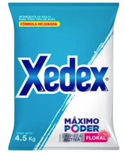 Imagen de DETERGENTE XEDEX EN POLVO MÁXIMO PODER FLORAL 4500 G