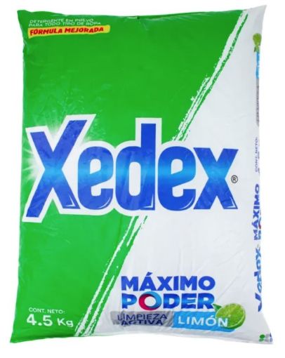 Imagen de DETERGENTE XEDEX EN POLVO MÁXIMO PODER LIMÓN 4500 G
