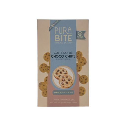 Imagen de GALLETA PURA BITE CHOCOCHIPS SIN GLUTEN SIN AZUCAR 150.00 G