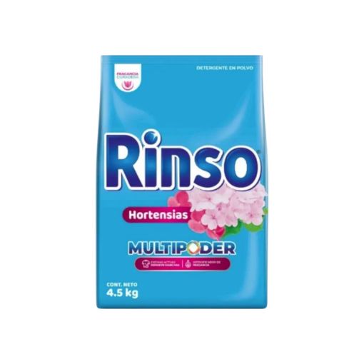 Imagen de DETERGENTE RINSO EN POLVO HORTENCIAS MULTIPODER 4500.00 G