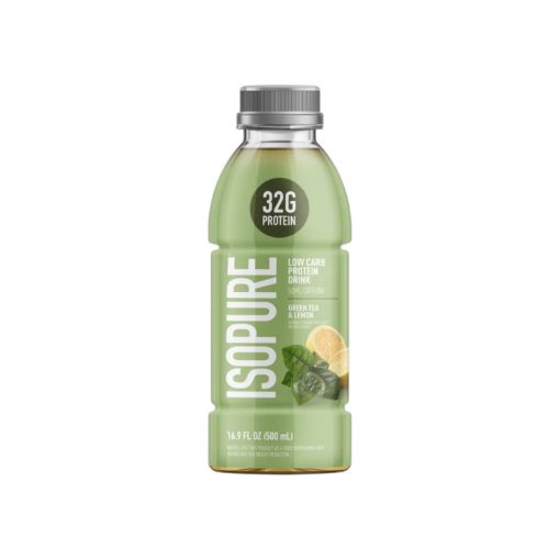 Imagen de BEBIDA ISOPURE 32 GRAMOS DE PROTEÍNA TÉ VERDE LIÓN 500.00 ML