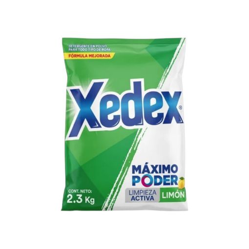 Imagen de DETERGENTE EN POLVO XEDEX MAXIMO PODER LIMON 2300.00 G