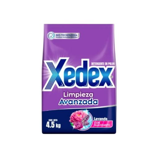 Imagen de DETERGENTE XEDEX EN POLVO LIMPIEZA AVANZADA LAVAND 4500.00 G