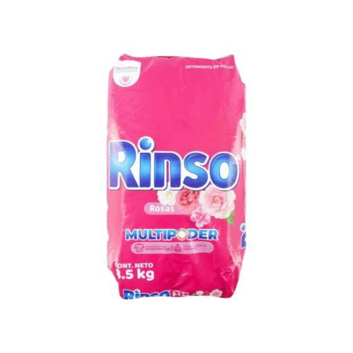 Imagen de DETERGENTE RINSO EN POLVO ROSAS MULTIPODER 8500.00 G