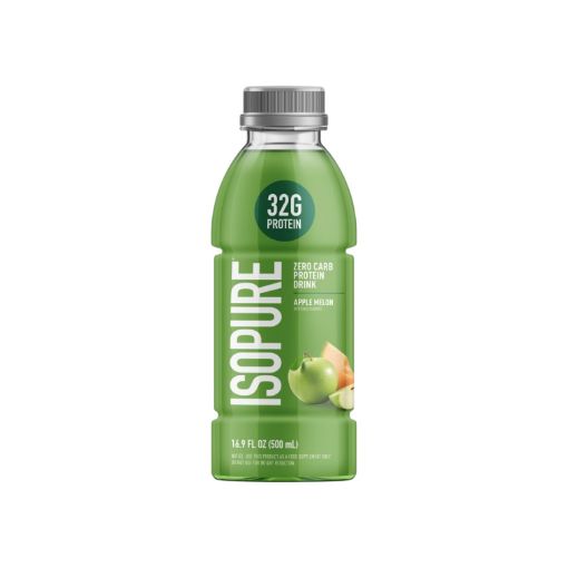 Imagen de BEBIDA ISOPURE 32 GRAMOS DE PROTEÍNA MANZANA MELÓN 500.00 ML