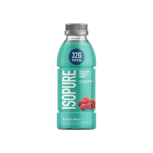 Imagen de BEBIDA ISOPURE 32 GRAMOS DE PROTEÍNA BLUE RASPBERRY 500.00 ML