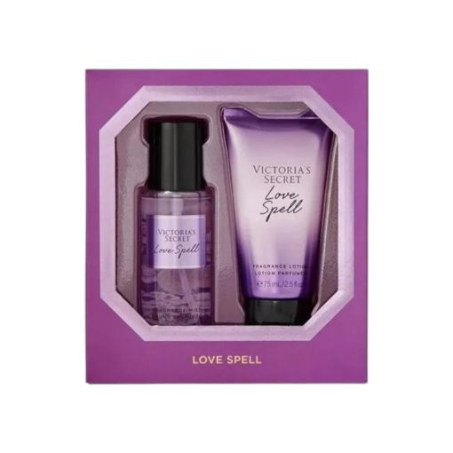 Imagen de SET VICTORIAS SECRET LOVE SPELL CREMA CORPORAL 75 ML Y SPLASH 75 M 