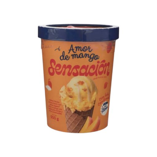 Imagen de HELADO  SENSACIÓN AMOR DE MANGO 500.00 G